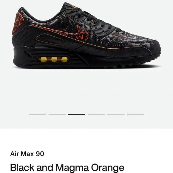 Nike Air Max 90 Volcanos “Black & Magma Orange” - Picture 5 of 9